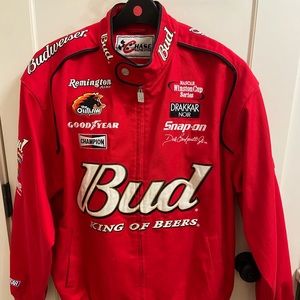 NASCAR Dale Earndhardt Jr. Budweiser Jacket Size L